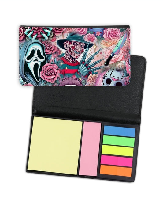 Étui post-it - Horreur fleuri