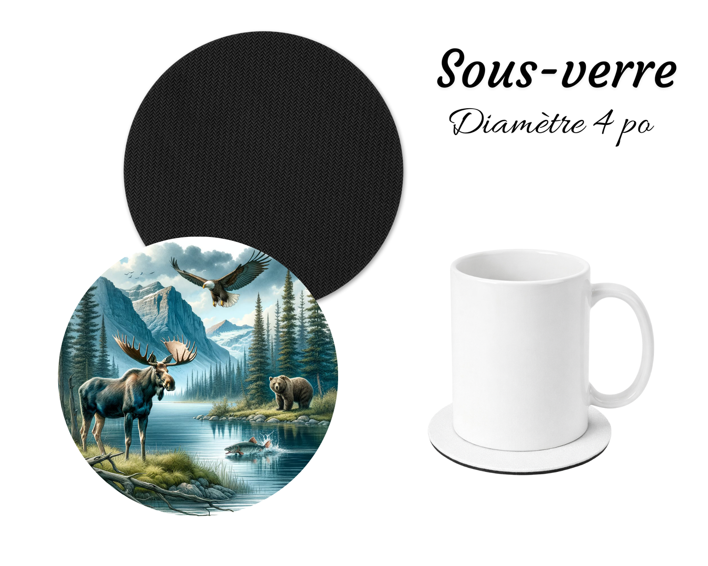 Sous-verre - Paysage