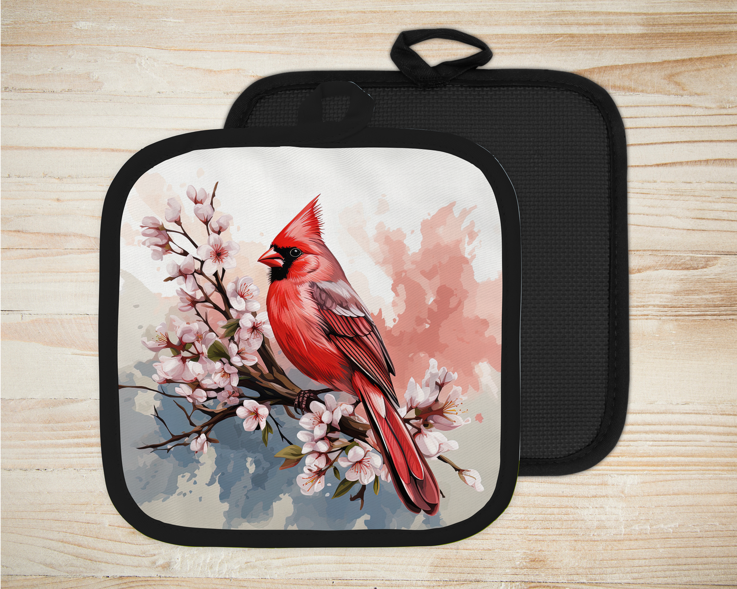✨️ Sous-plat sublimé - oiseau rouge
