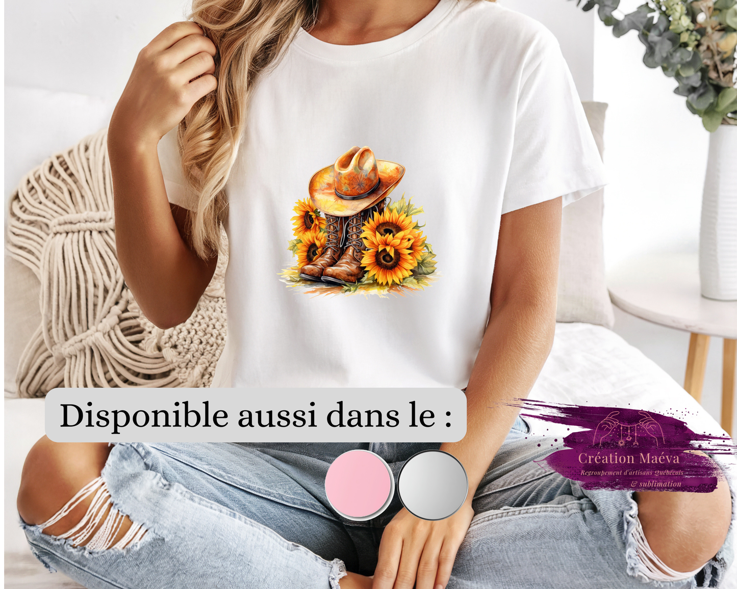 Chandail sublimé - Botte&tournesol