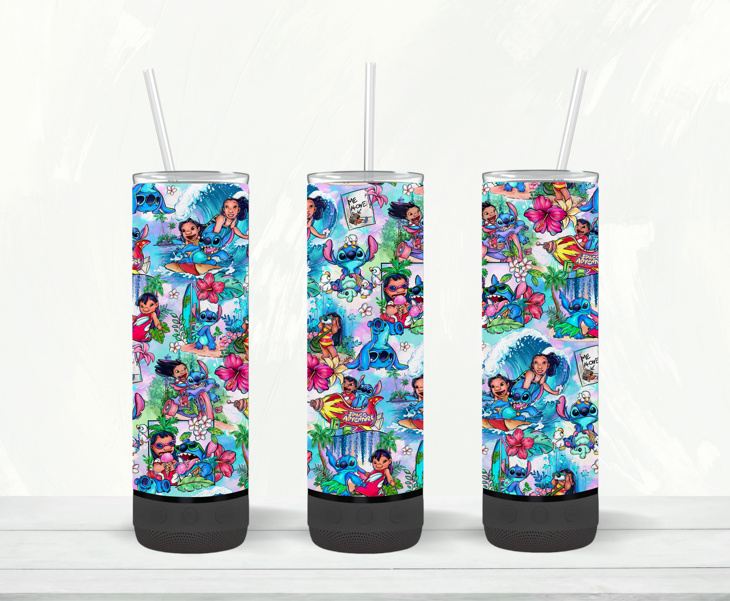 Tumbler Speaker - Personnage bleu