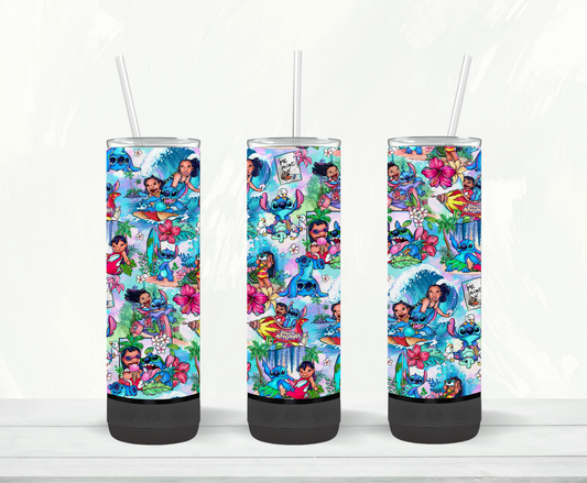 Tumbler Speaker - Personnage bleu