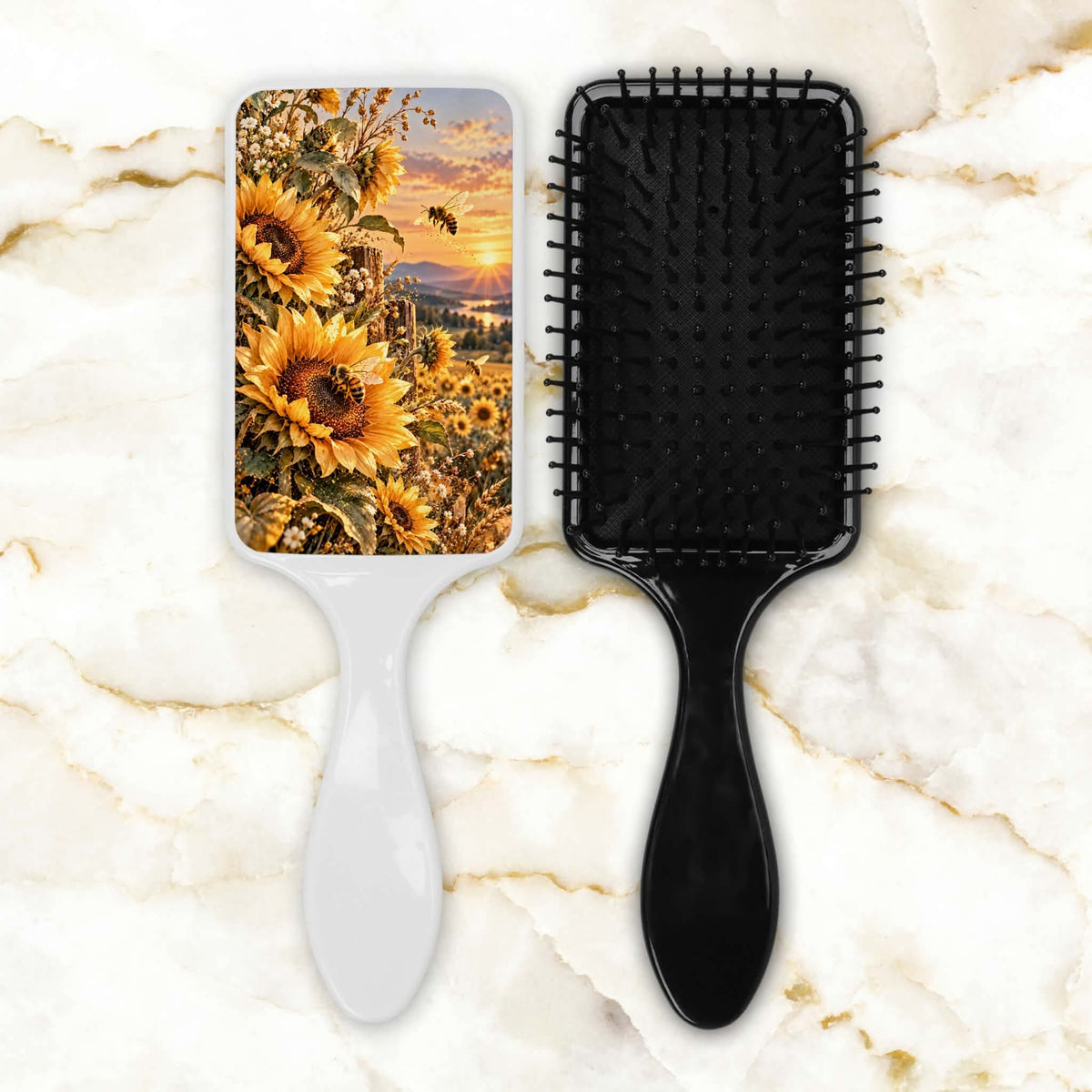 Brosse à cheveux - Tournesol