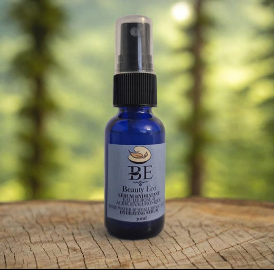 Sérum hydratant visage acide hyaluronique et eau de rose