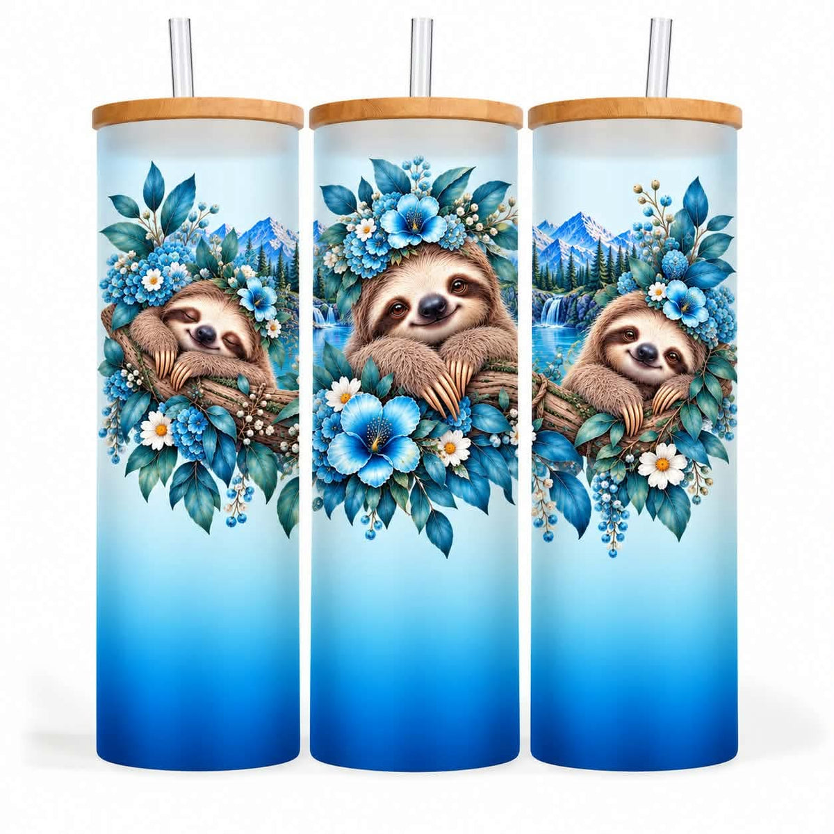 Verre givré 25 oz - Paresseux