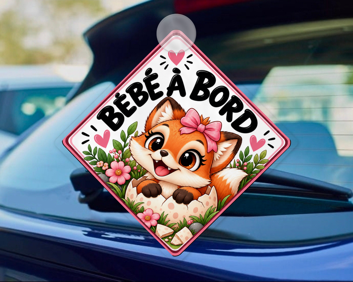 🚗👶 BÉBÉ À BORD – Renard
