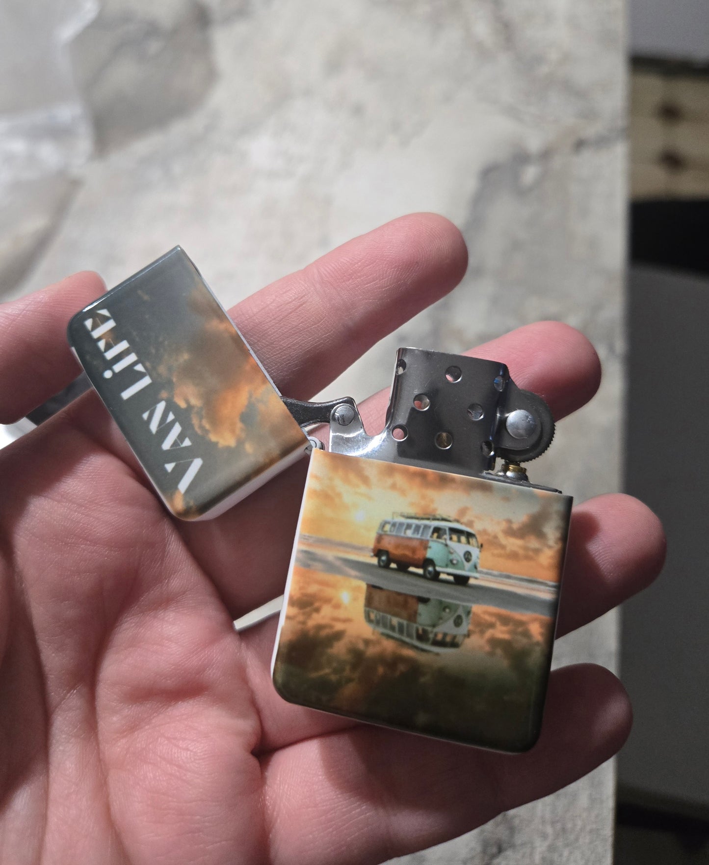 Briquet zippo - Motif au choix
