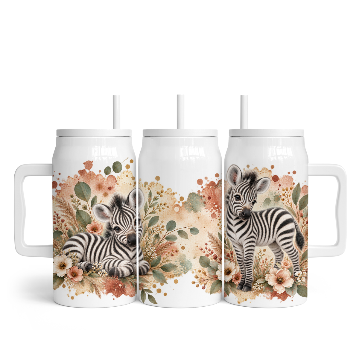 Tasse isotherme 50 oz - Jolies Zèbres