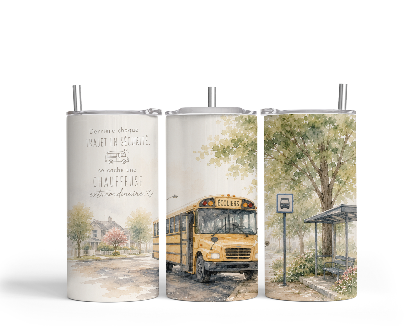 Tumbler isotherme 12 oz – chauffeur autobus