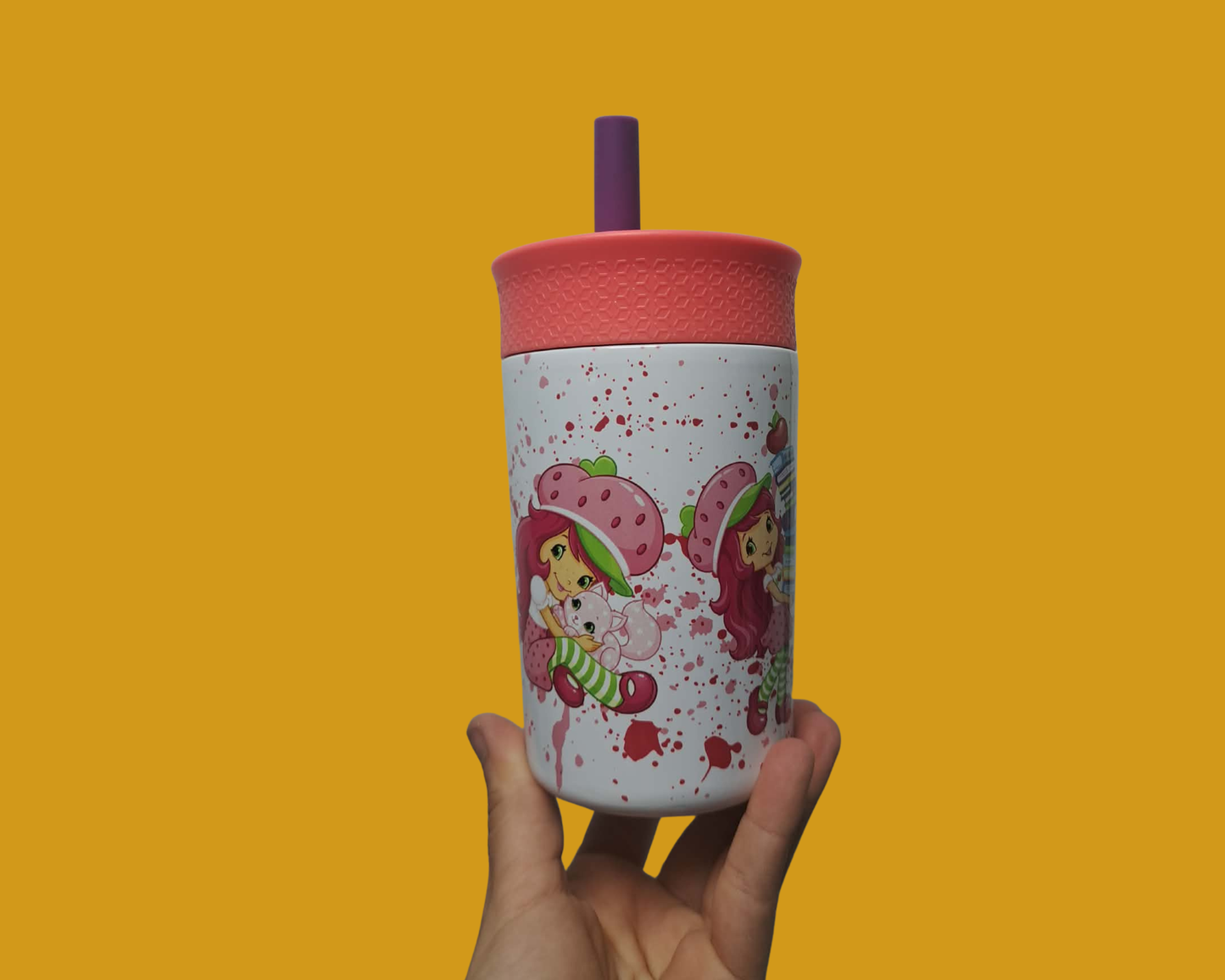 Verre Anti-Fuite - Fraise