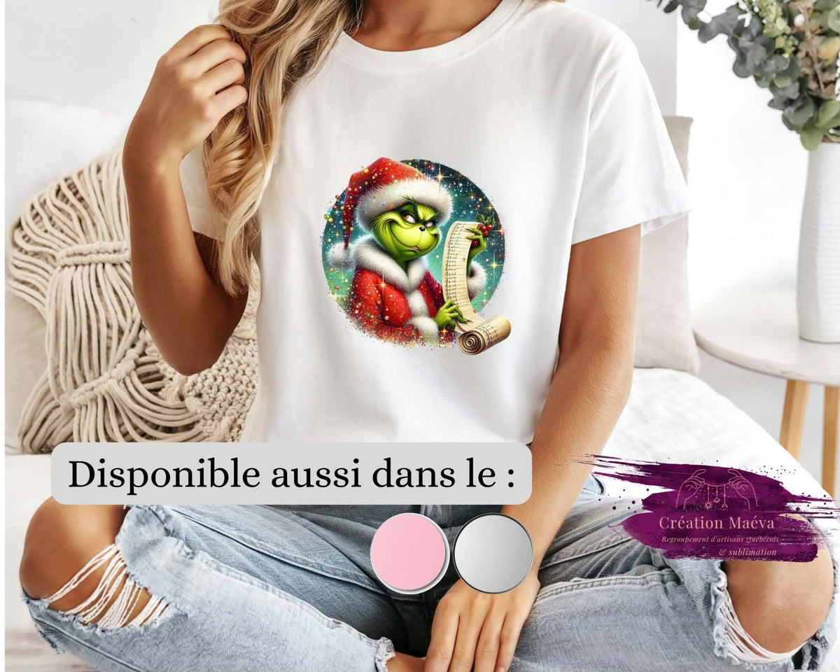 Chandail sublimé - Vert qui n'aime pas Noël