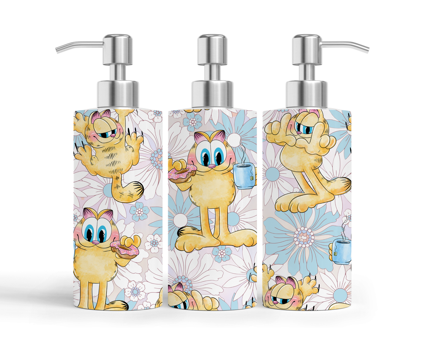 Pompe à savon - Chat Orangé