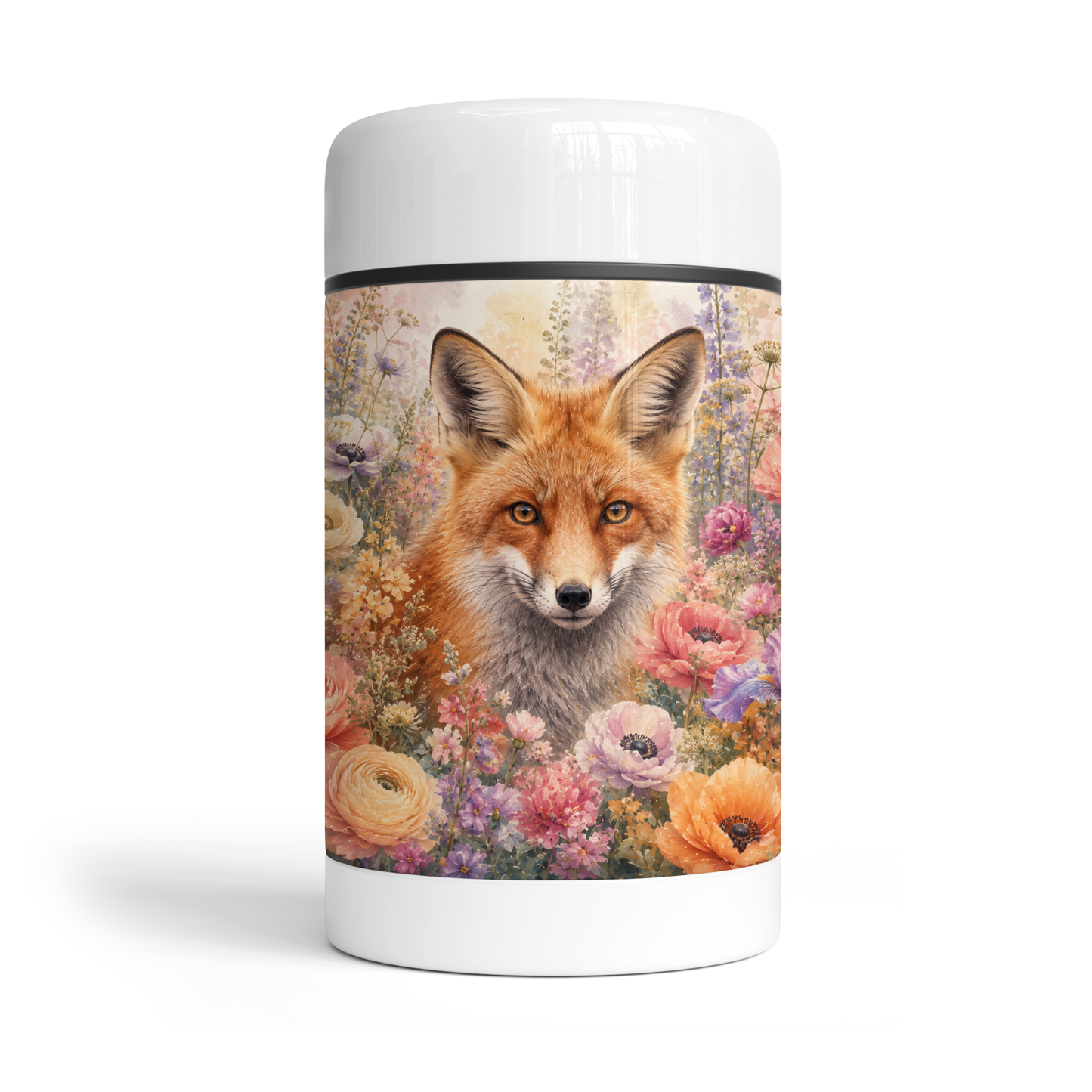 Thermos repas - Renard et fleurs