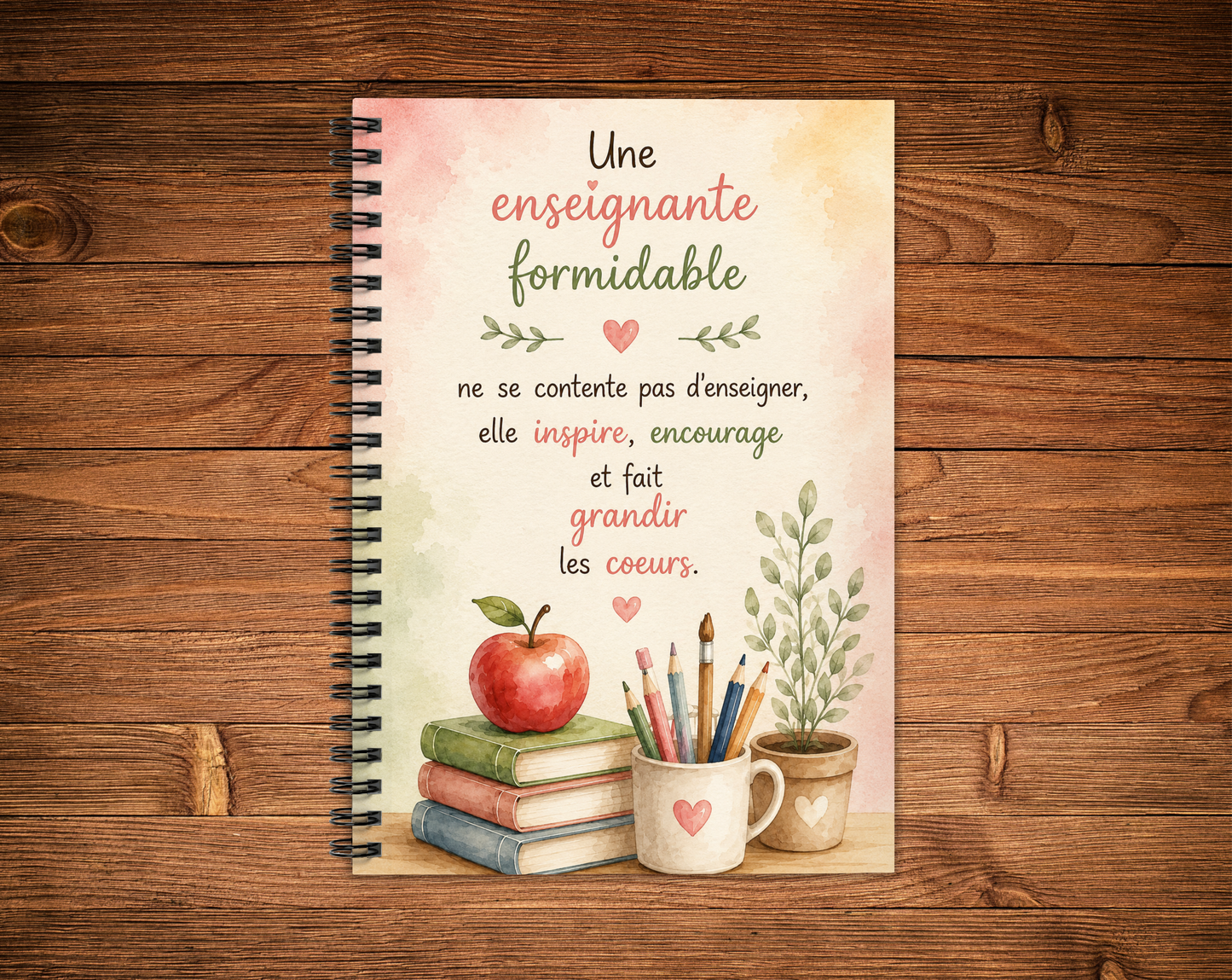 Cahier de notes - Enseignante formidable