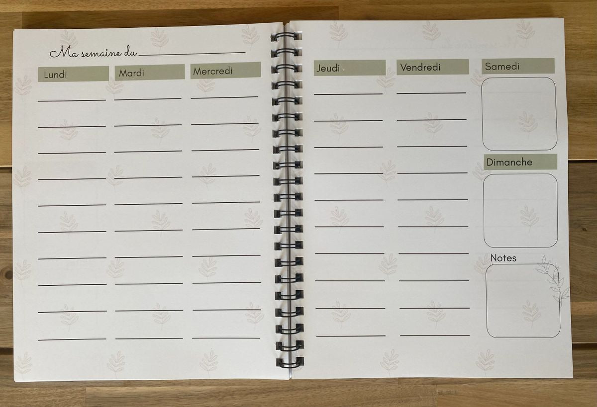 Agenda annuel