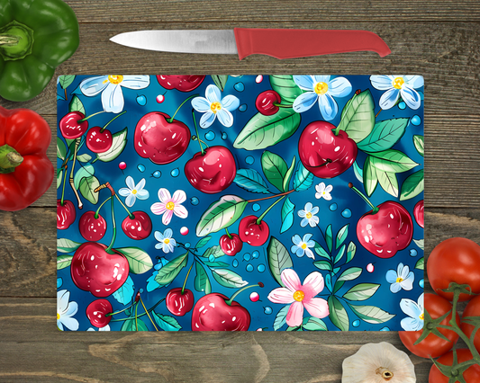 Planche de service - cerise