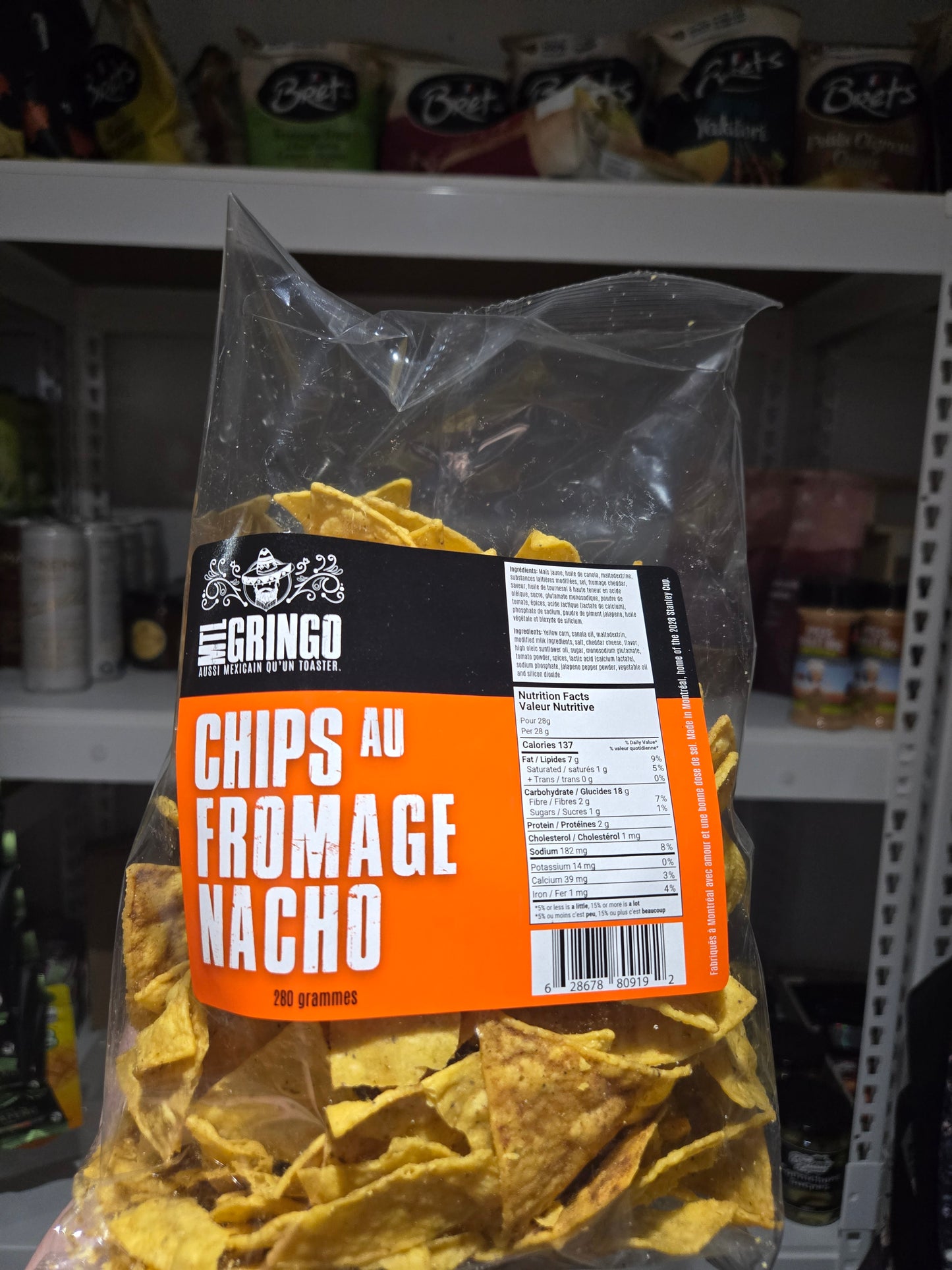 Chips au fromage - Mtrl Gringo