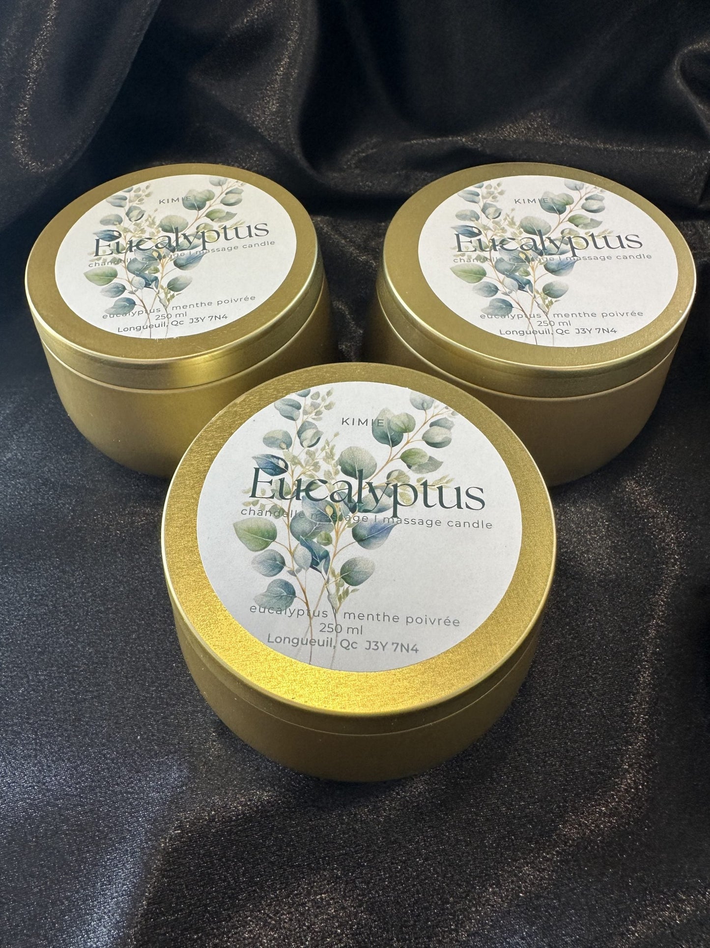 Chandelle à massage - Eucalyptus - Par Kimie