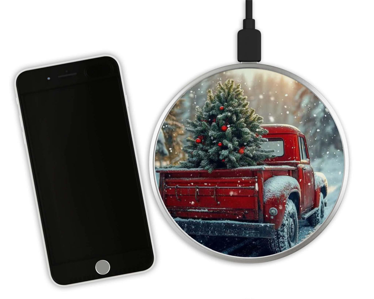 Chargeur sans fil - Camion Noël