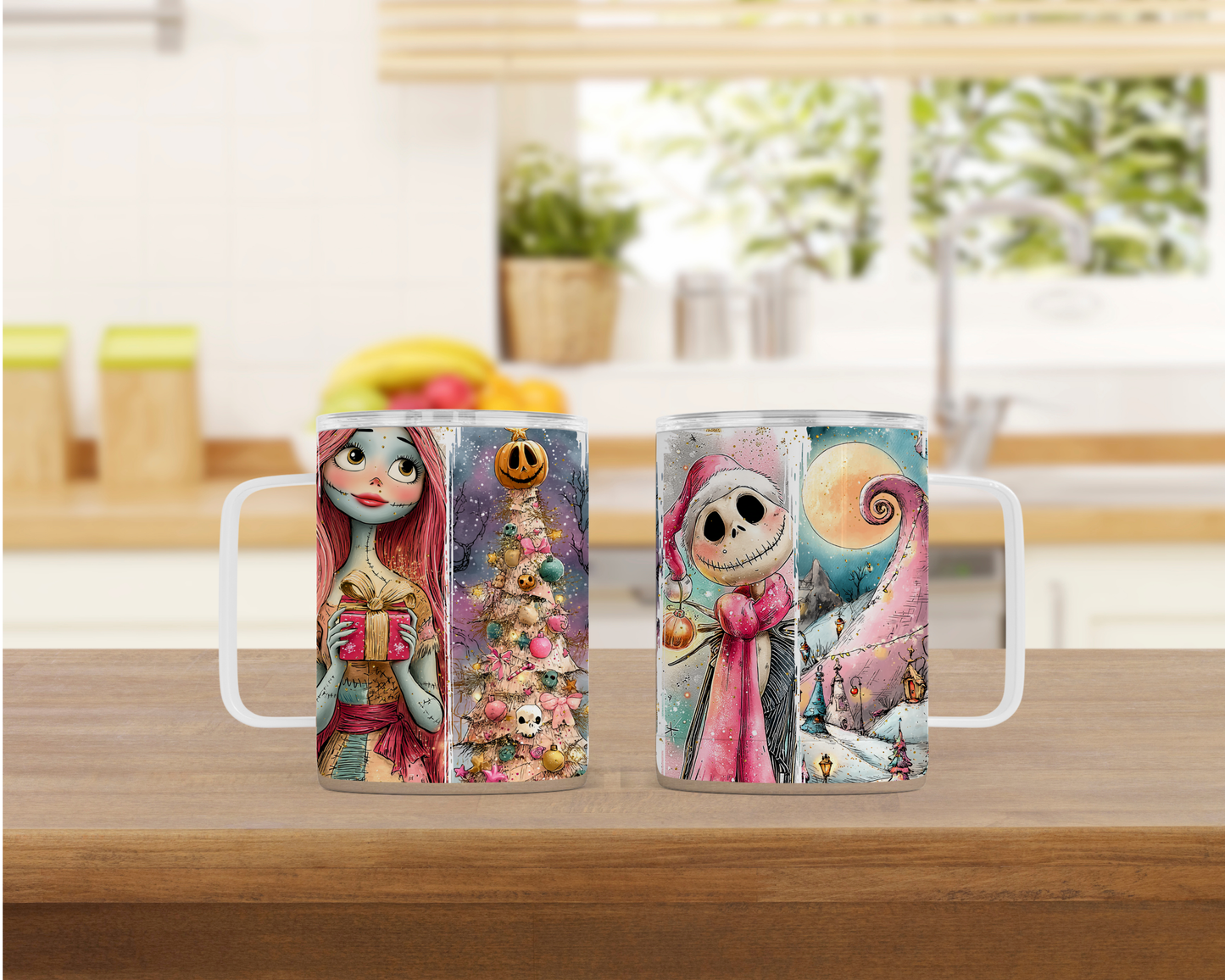 Tasse isotherme - Squelette Noël