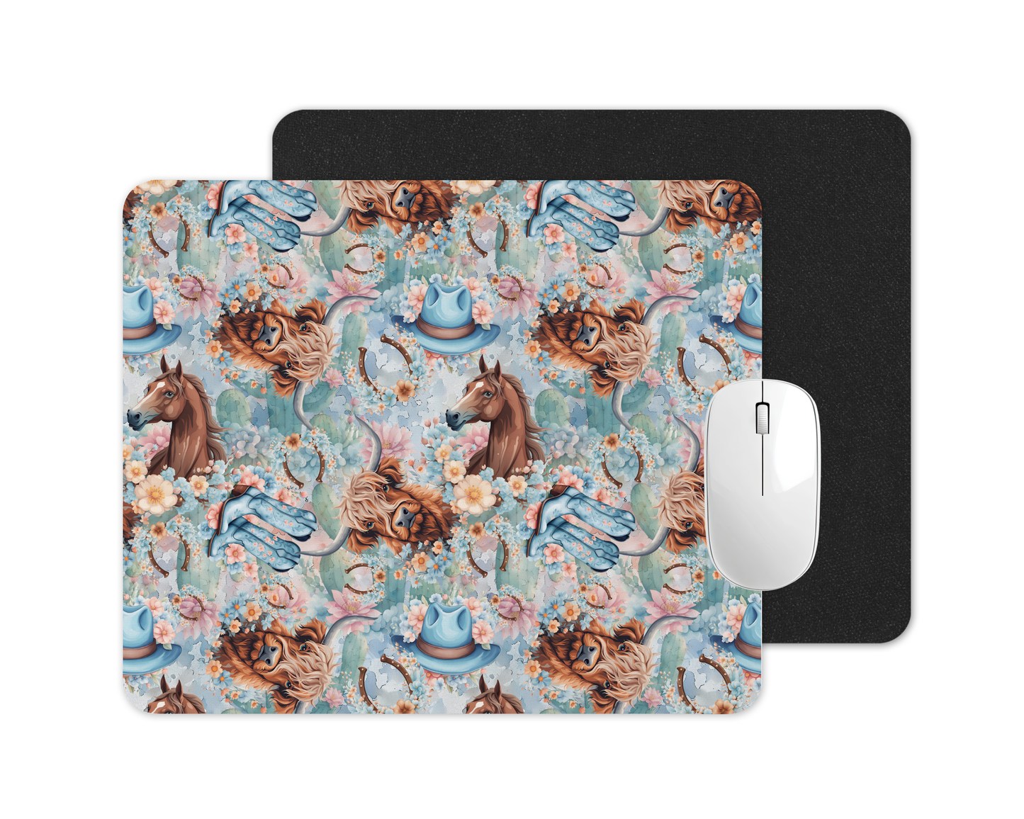 Tapis de souris - Vache Country