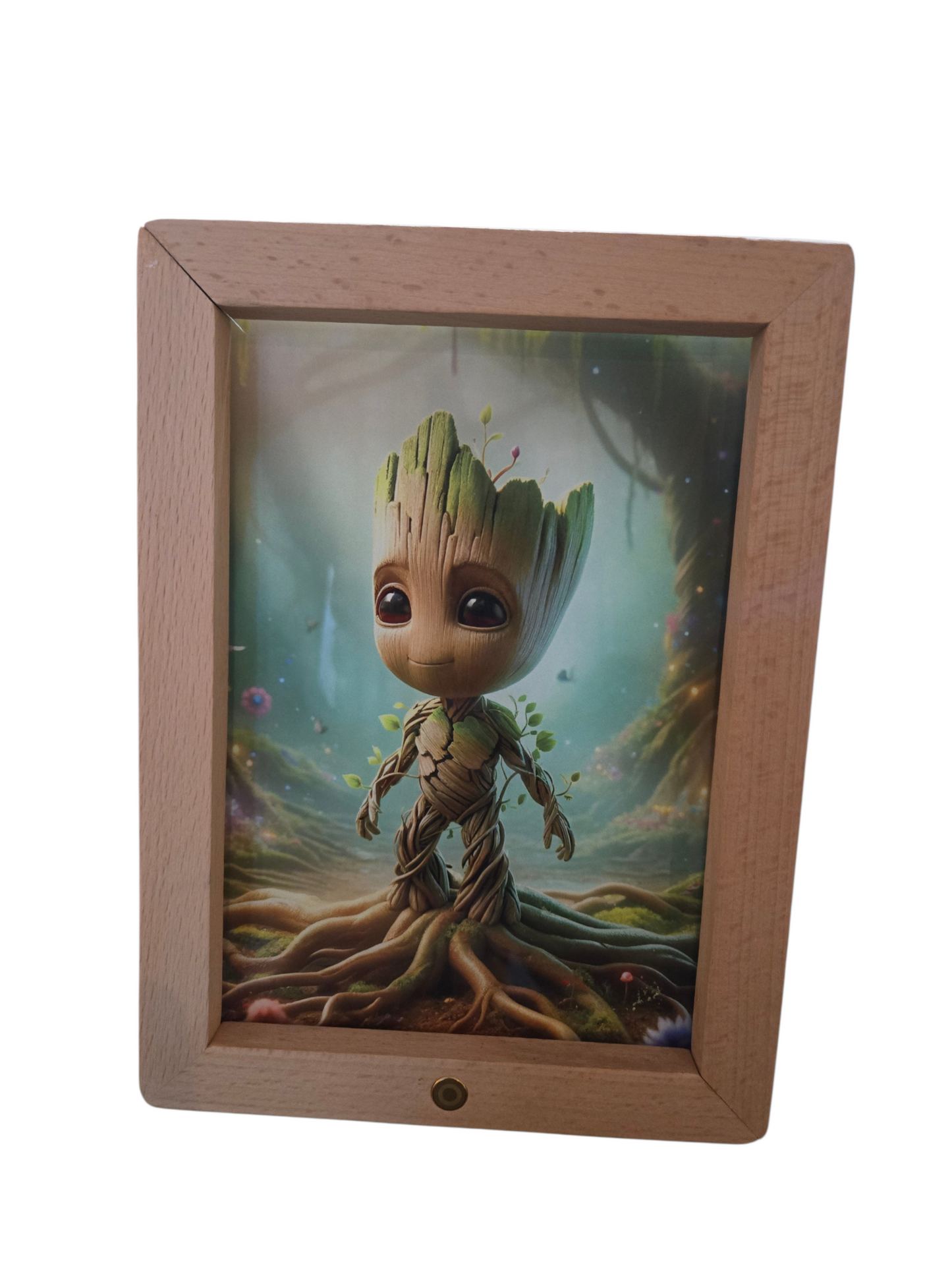 ✨ Cadre lumineux sublimé – Homme arbre v.2