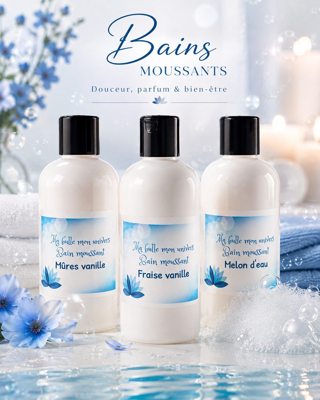 Bain moussant - Fragrance (ma bulle, mon univers)