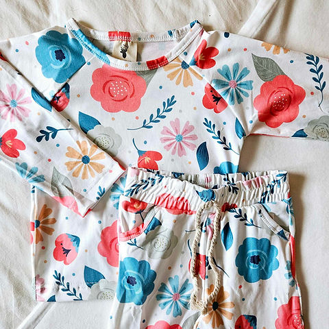 Pyjamas Fleurale 2 pièces 4T