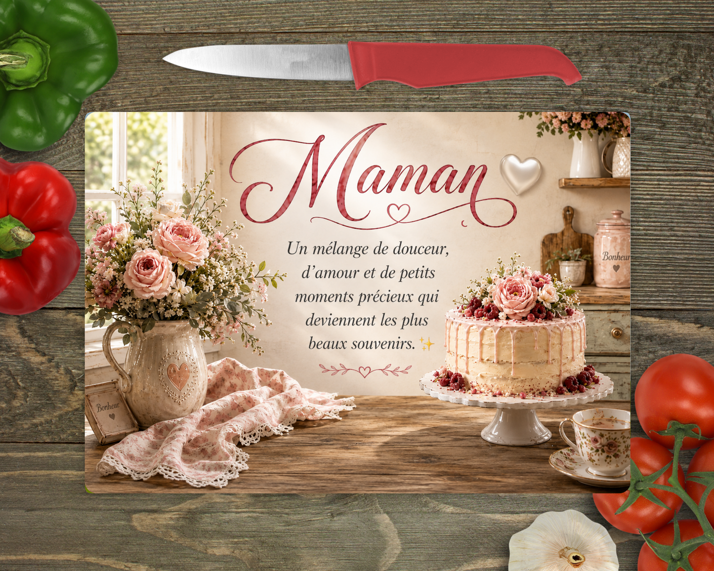 Planche de service - Maman
