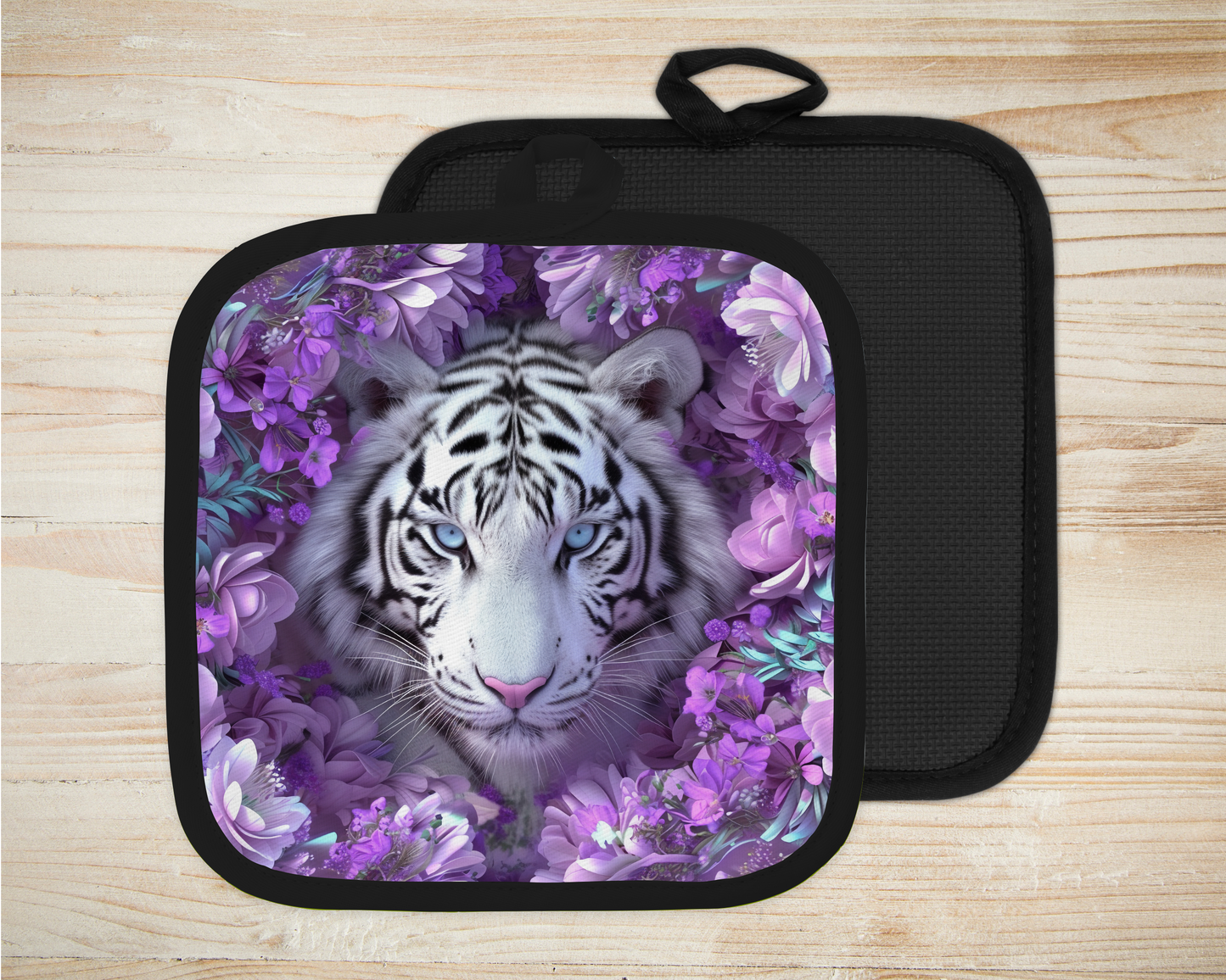 ✨️ Sous-plat sublimé - Tigre Blanc