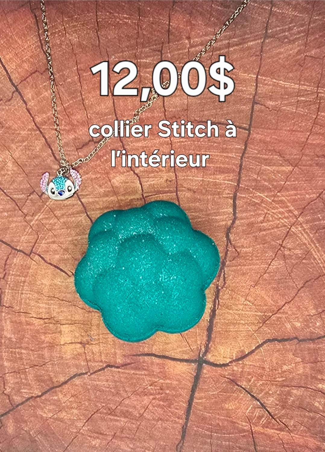 Bombe avec collier personnage bleu
