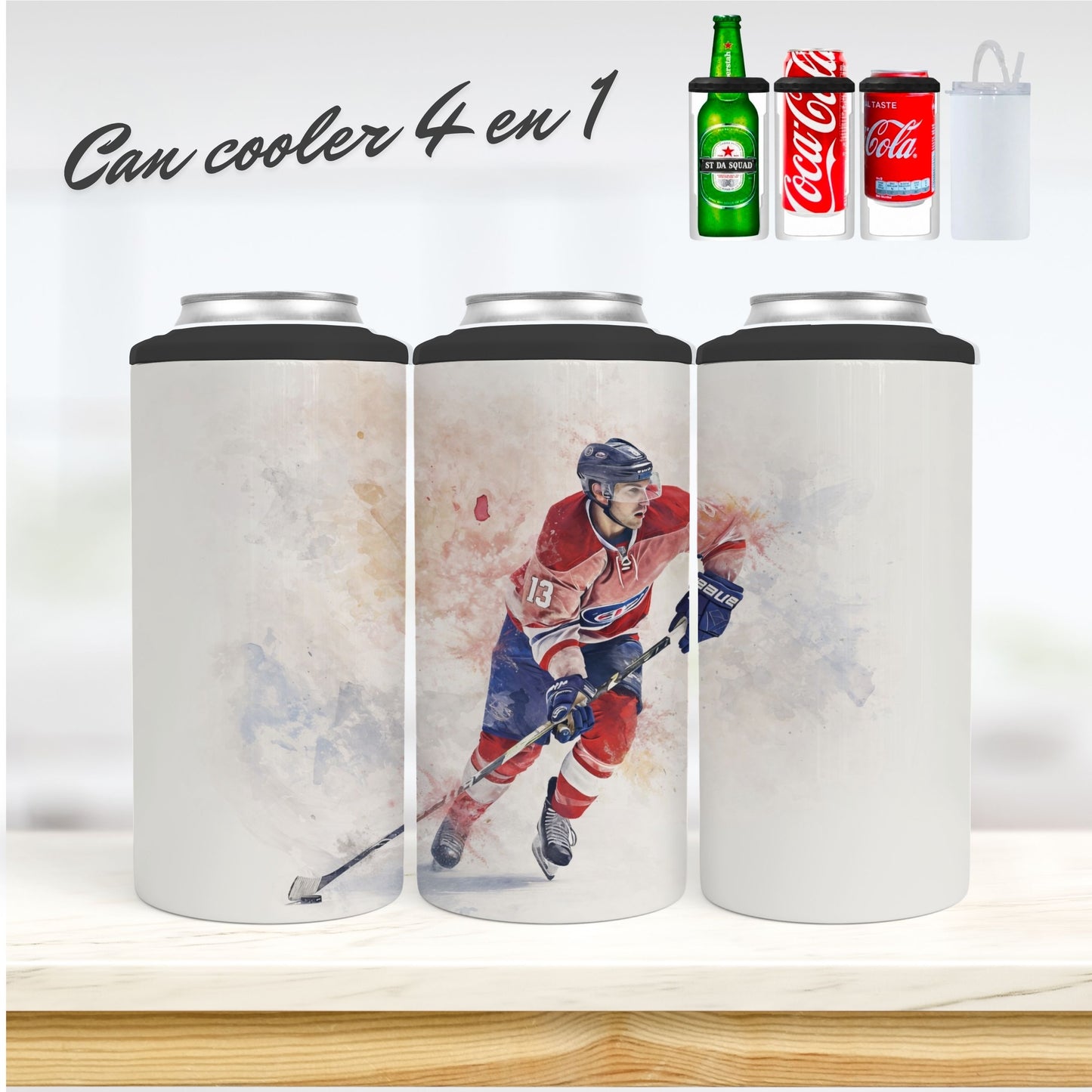 CAN COOLER 4 en 1 - Hockey