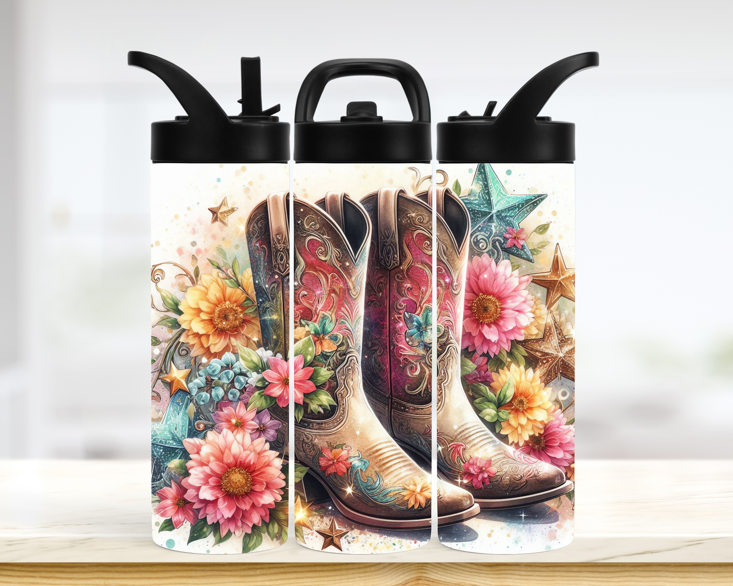 Tumbler - Bottes cowgirl 1