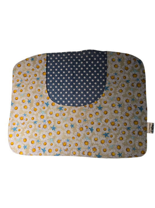 Sac à épingle à linge - Fleur blanche