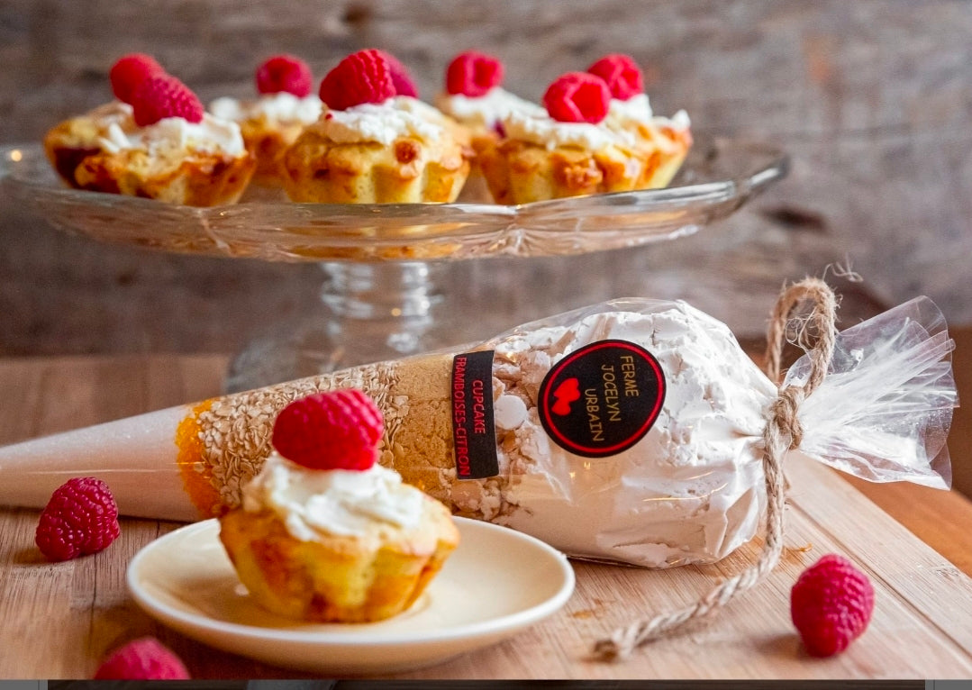 Cupcakes framboises-citron