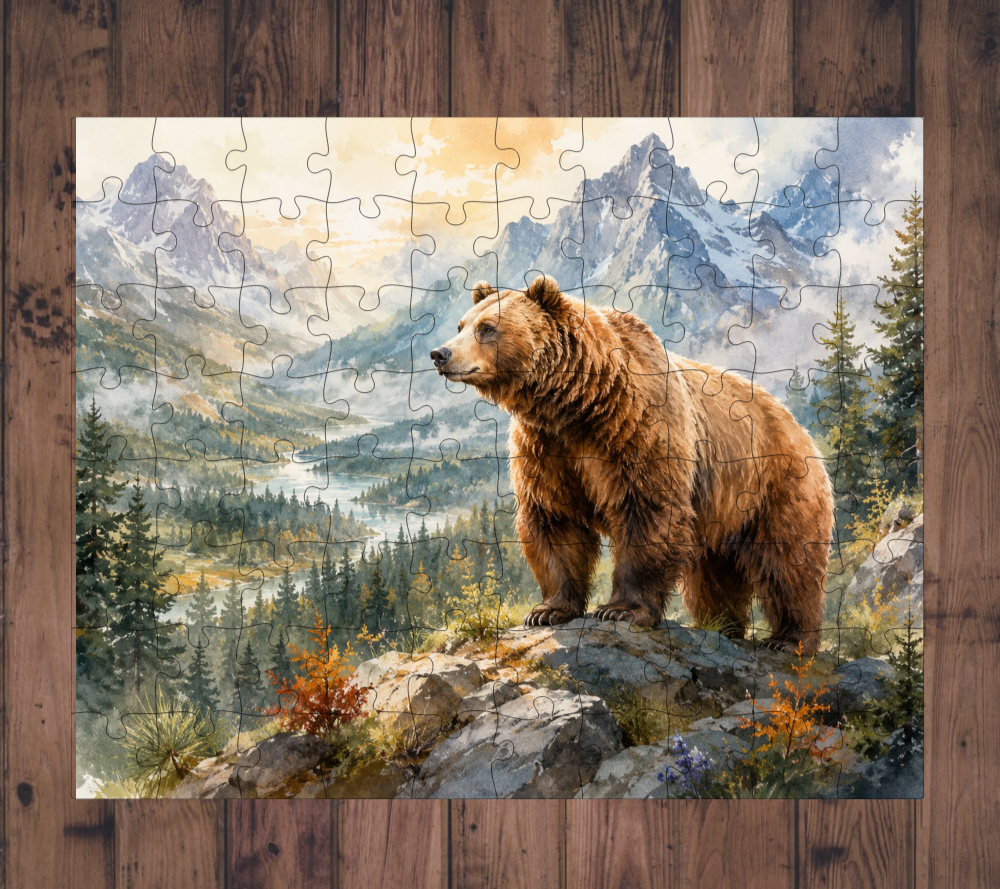 🧩 Casse-tête sublimé - Ours