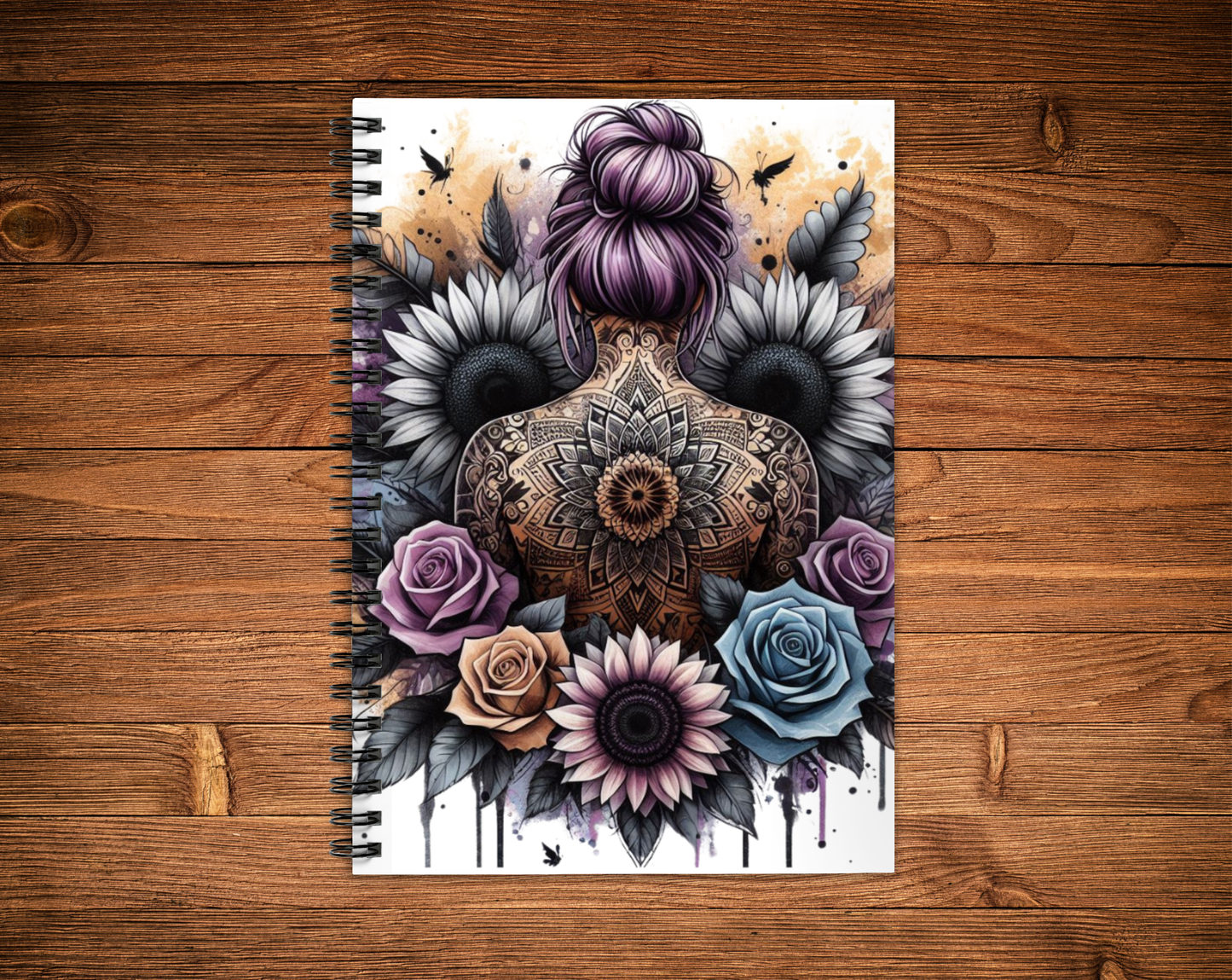 Cahier de notes - Filles Tatouages