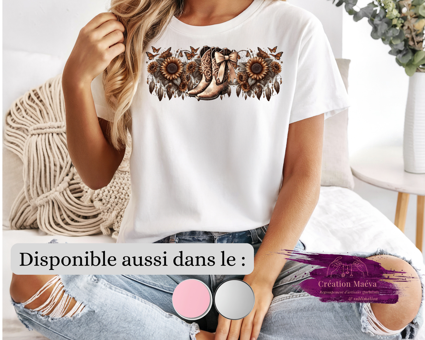 Chandail sublimé - Cowgirl !