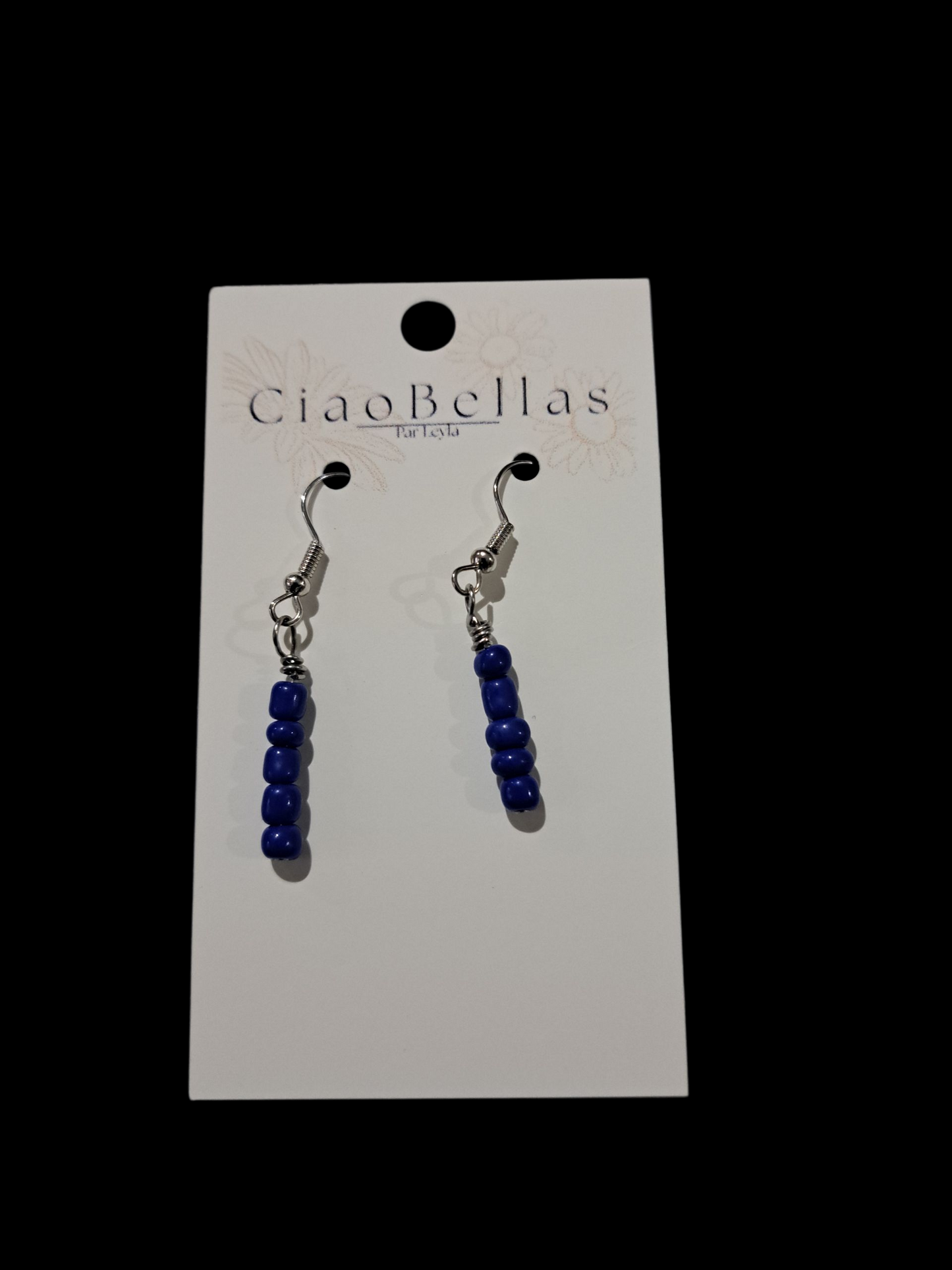 Boucle d'oreille a perle