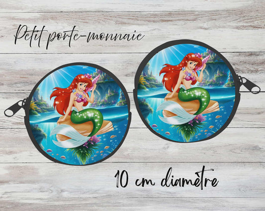 ✨ Petit porte-monnaie sublimé – sirène