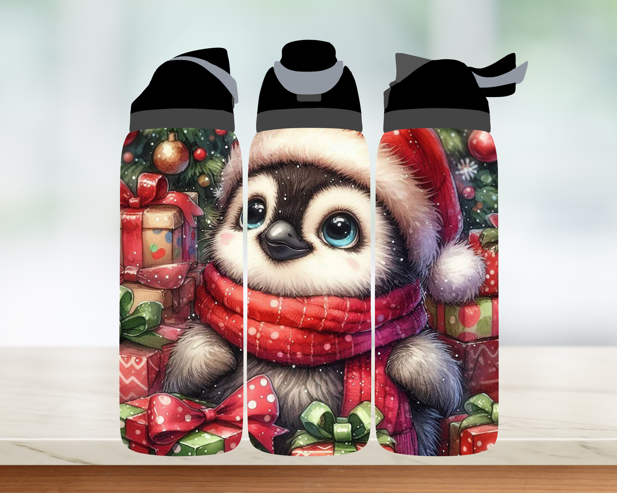 Bouteille style Owala 🎄 Collection d'hiver (24 OZ)
