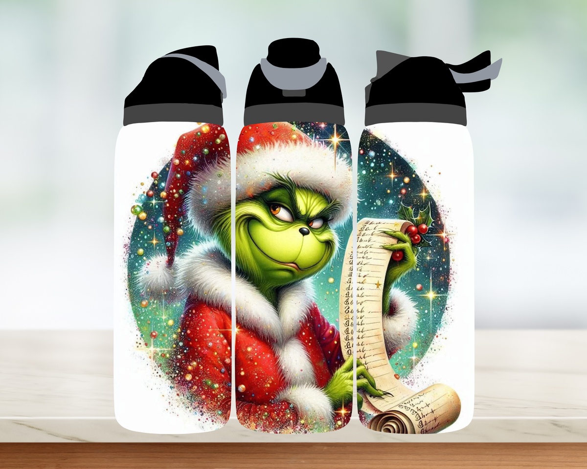 Bouteille style Owala 🎄 Collection d'hiver (24 OZ)