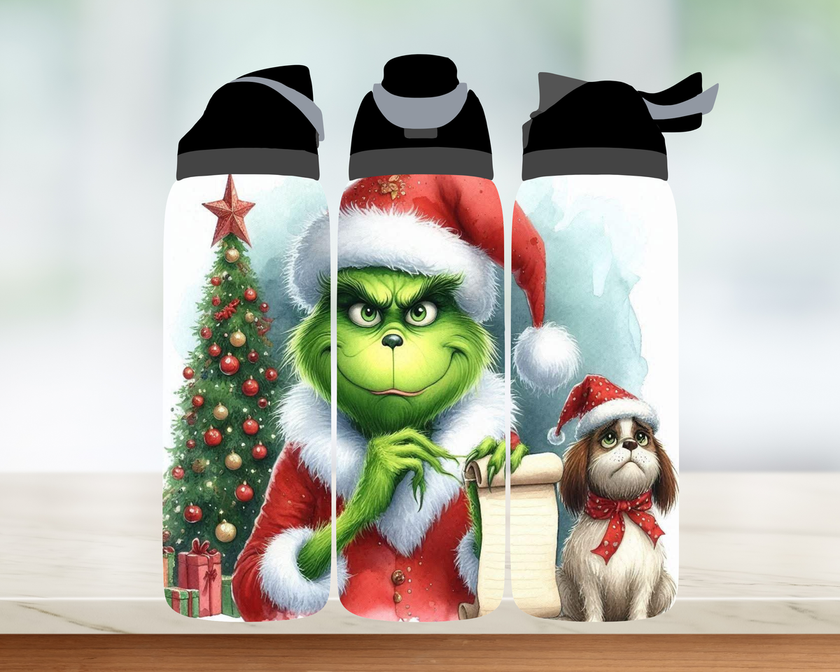 Bouteille style Owala 🎄 Collection d'hiver (24 OZ)