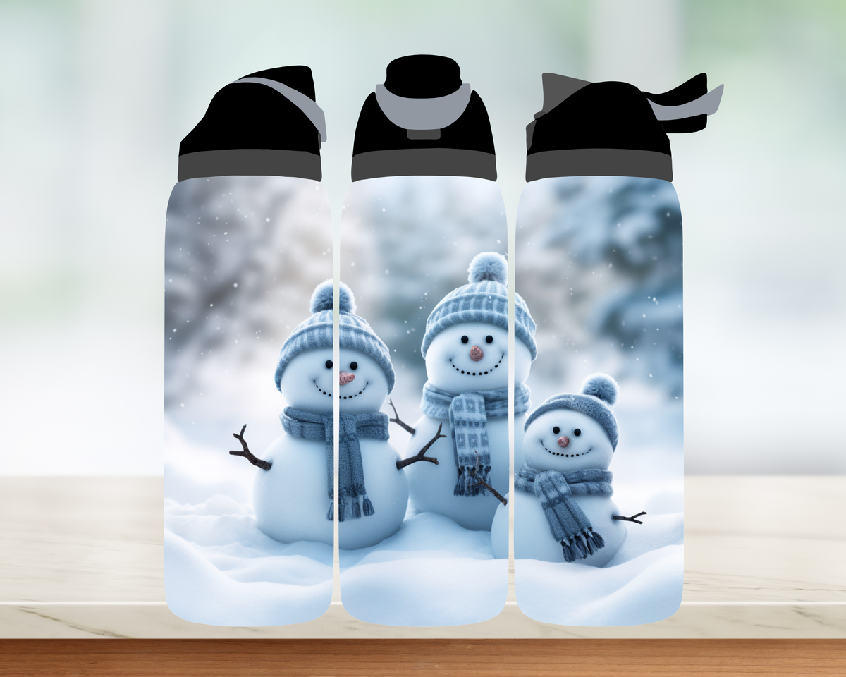 Bouteille style Owala 🎄 Collection d'hiver (24 OZ)
