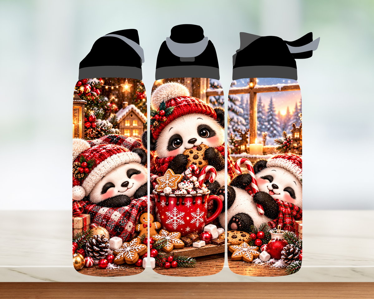 Bouteille style Owala 🎄 Collection d'hiver (24 OZ)
