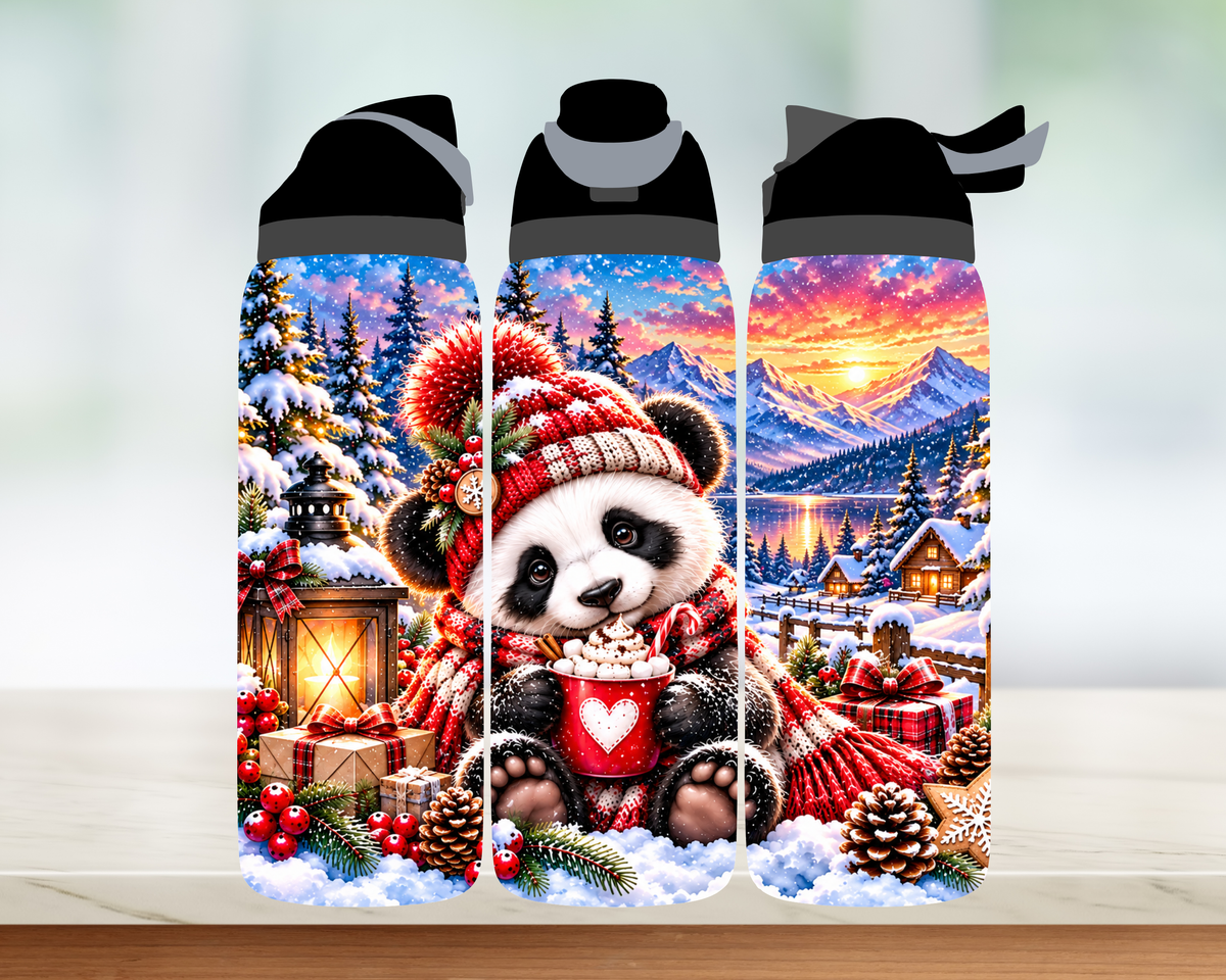 Bouteille style Owala 🎄 Collection d'hiver (24 OZ)