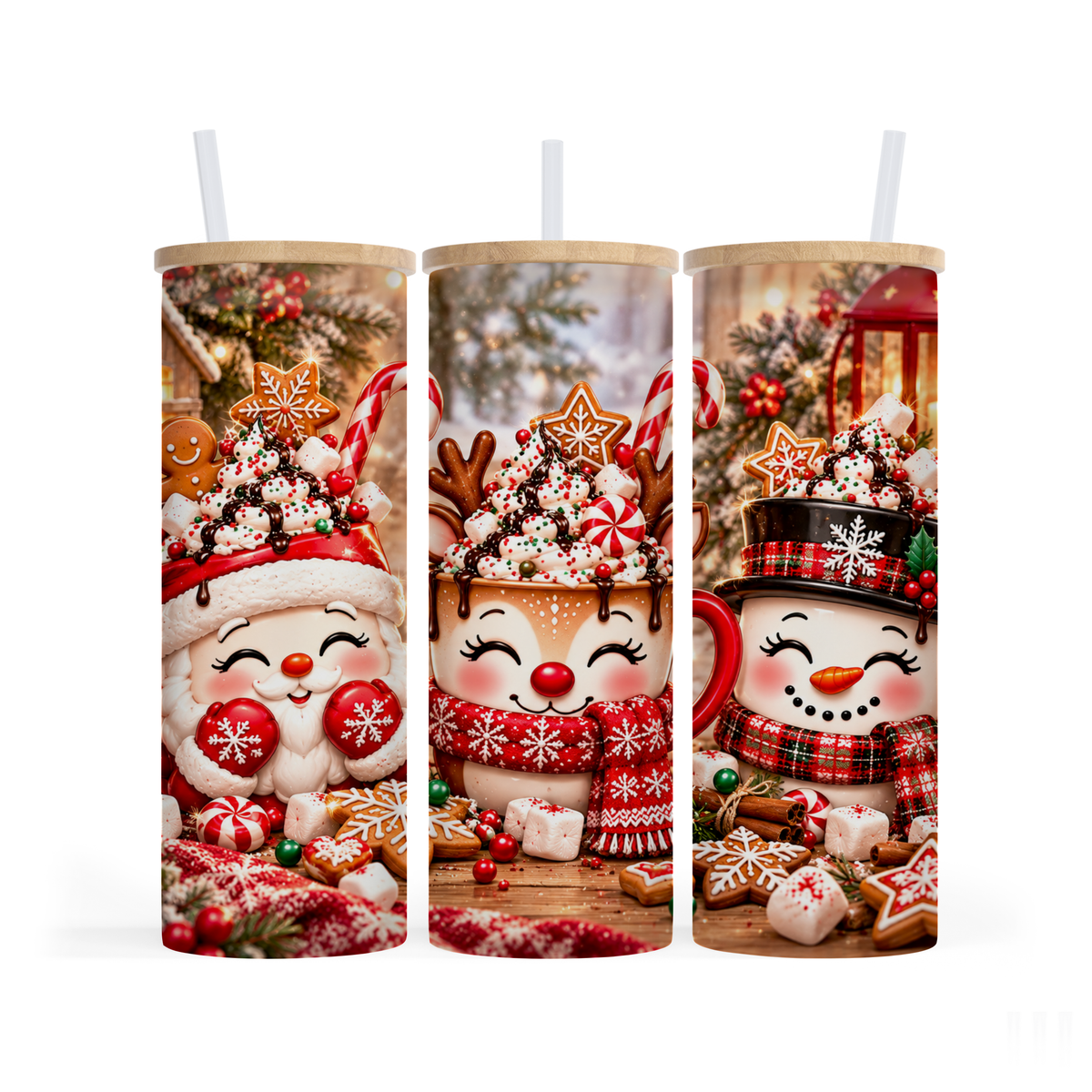 Verre givré 25 oz - Tasses Festives