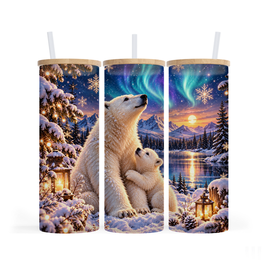 Verre givré 25 oz - Ours Polaire