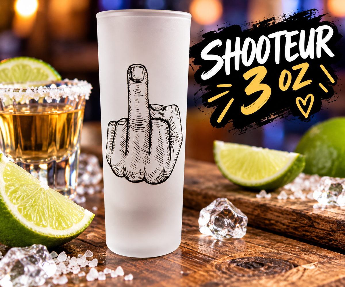 Shooteur 3 oz - Doight d'honneur