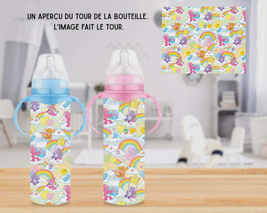 🍼 Biberons sublimé - Ourson coloré